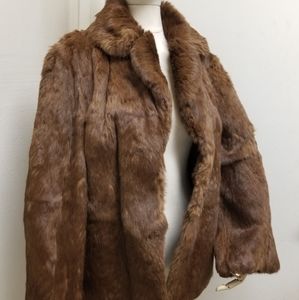 Womens Rabbit Hair Coat